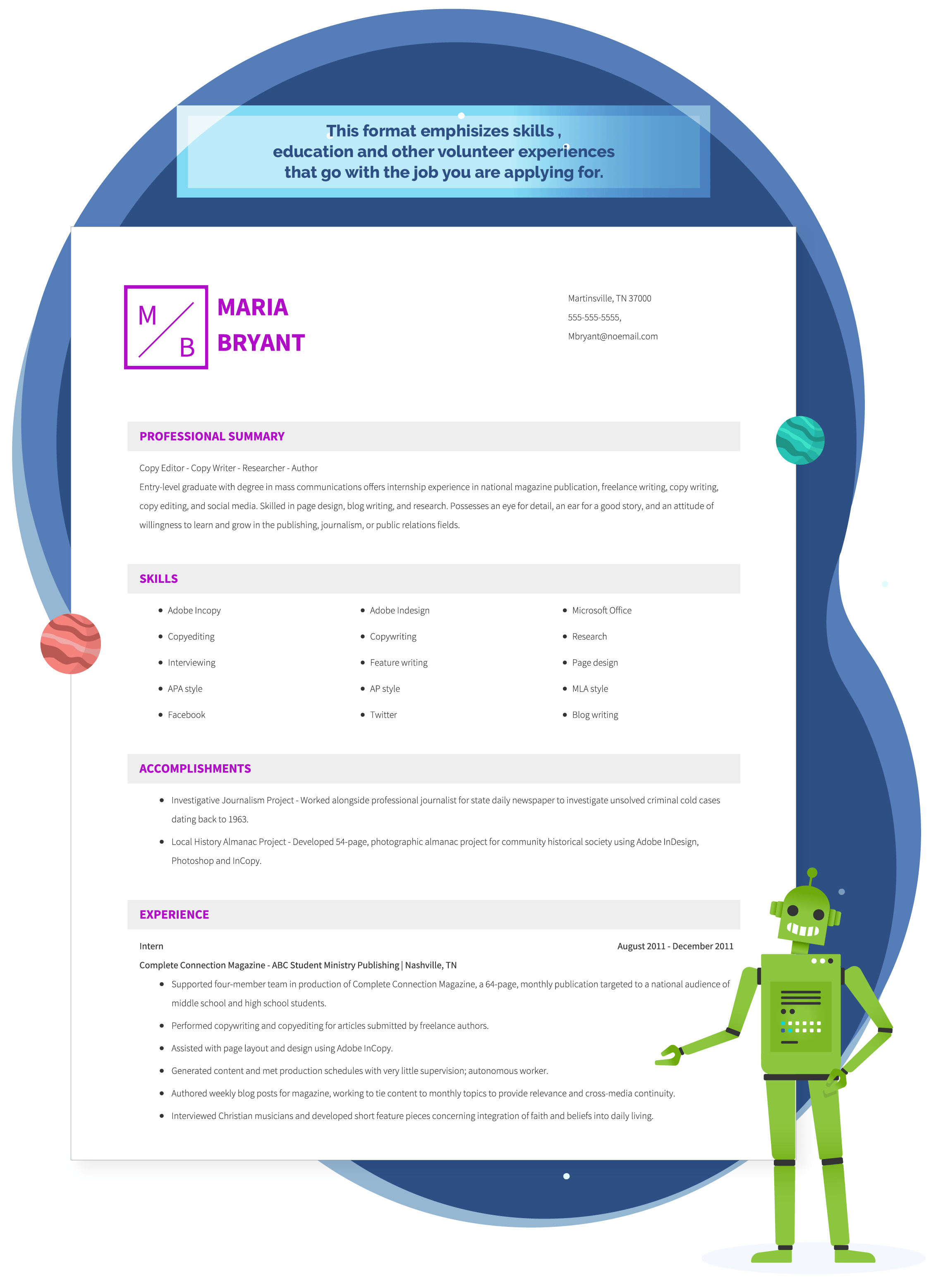 Fresher or No Exprience Resume