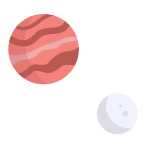 Colourful Image of Planets