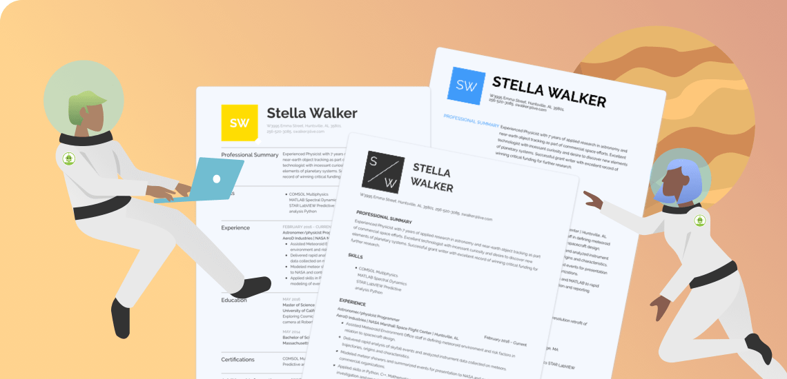 best resume templates