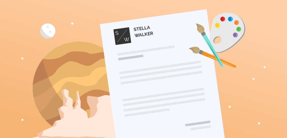 cover letter design