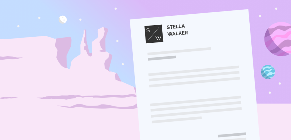 cover letter spacing