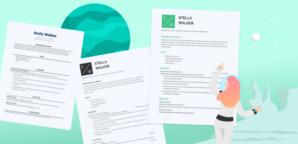 modern resume templates