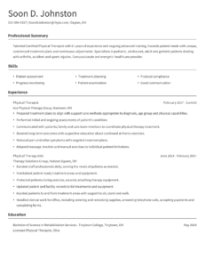 How to Write a Resume for Physical Therapy | ResumeNerd