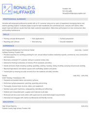 How To Write A Self Employed Resume ResumeNerd