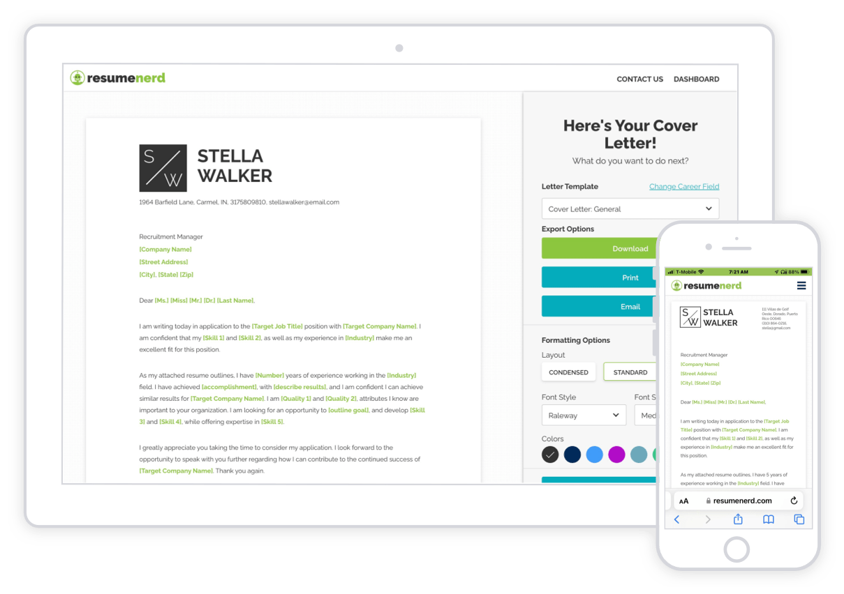 Cover Letter Builder